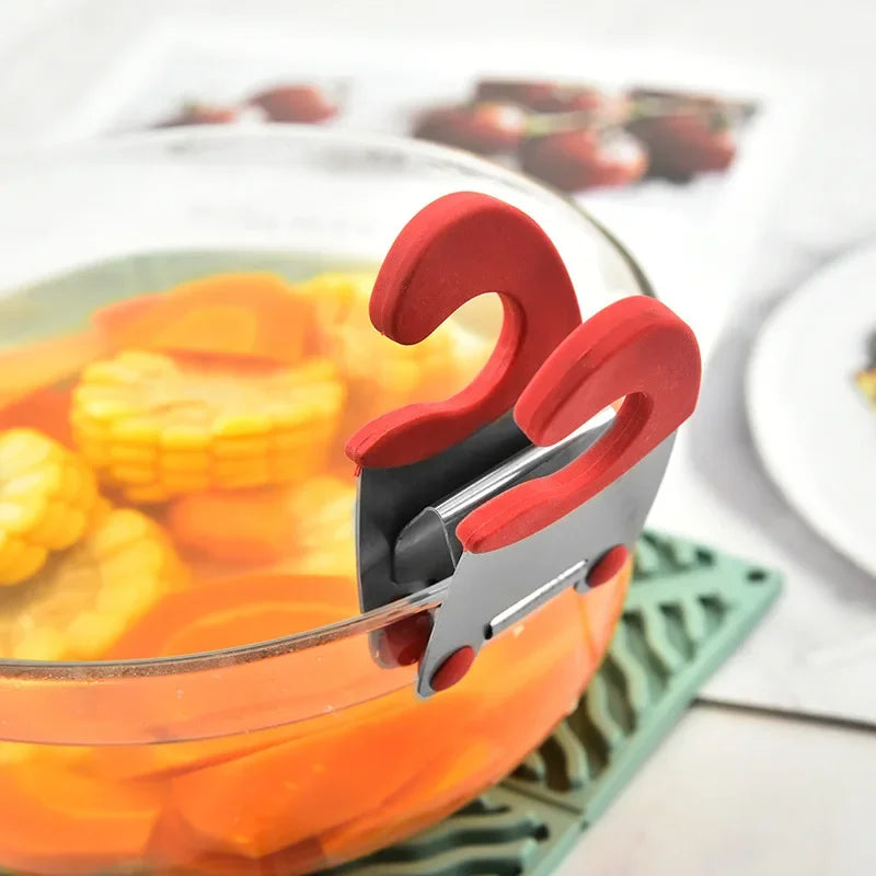 Topf Löffel Halter Clip – Praktische Anti-Verbrühung Silikonhalterung für Kochutensilien