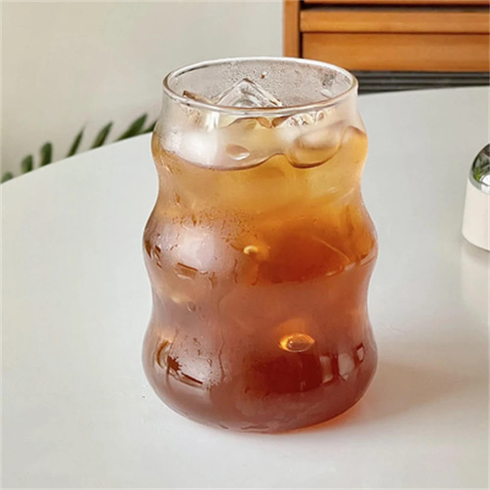 Glasbecher 530 ml hitzebeständig – Elegantes Trinkglas für Tee, Saft, Milch & Kaffee