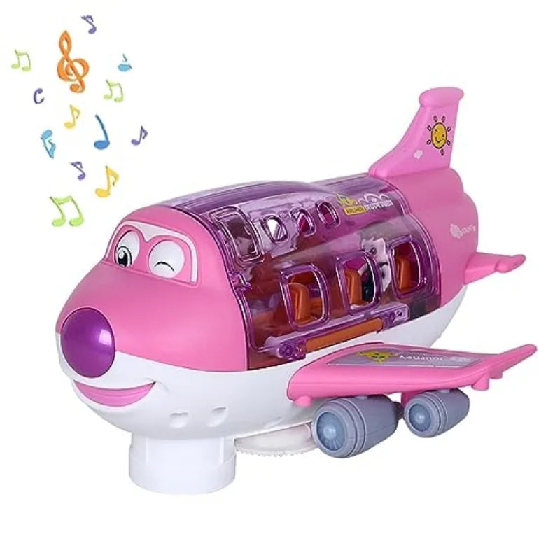 Elektrisches Flugzeugspielzeug mit Musik, Licht & 360° Drehung – Das perfekte Geschenk für Kinder ab 3 Jahren