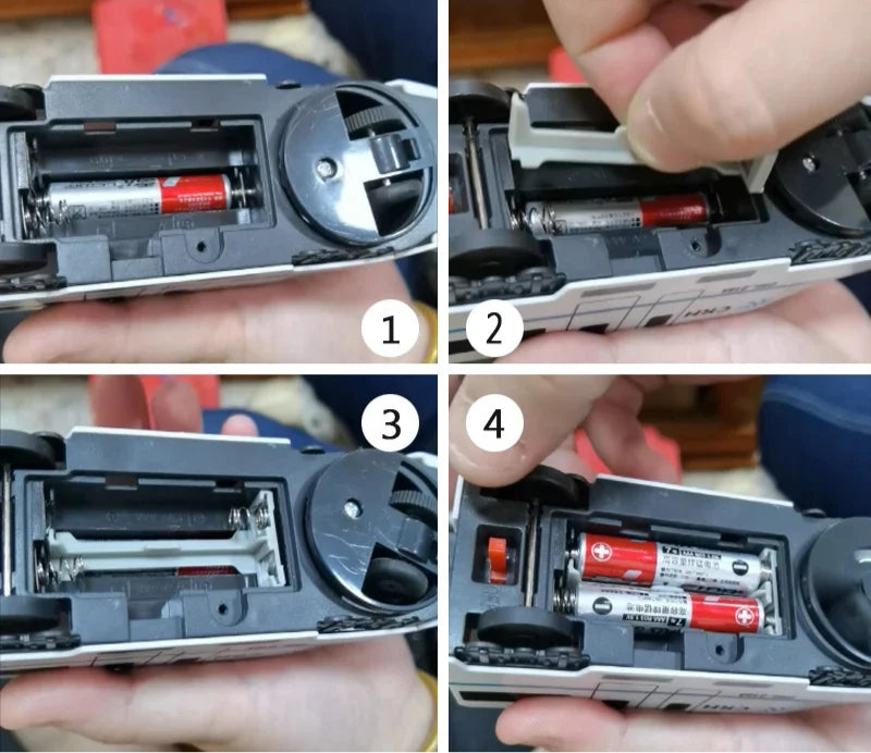 Kinder DIY Simulation High Speed Eisenbahn Zug – Mit Sound, Licht & 360° Action