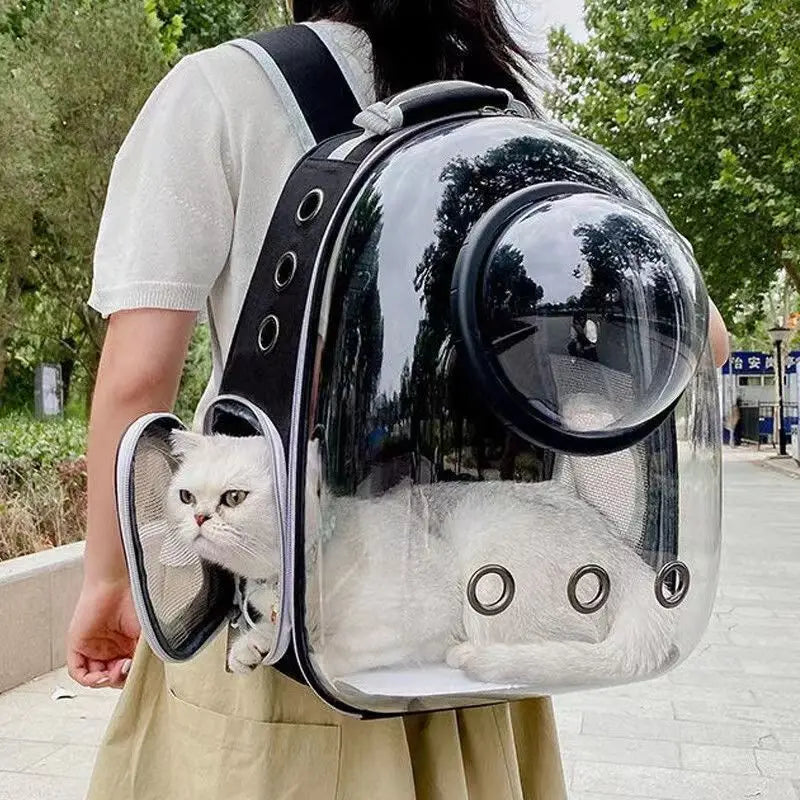 Katzenrucksack „Space Capsule“ – Stilvoll, sicher und bequem unterwegs mit deinem Liebling