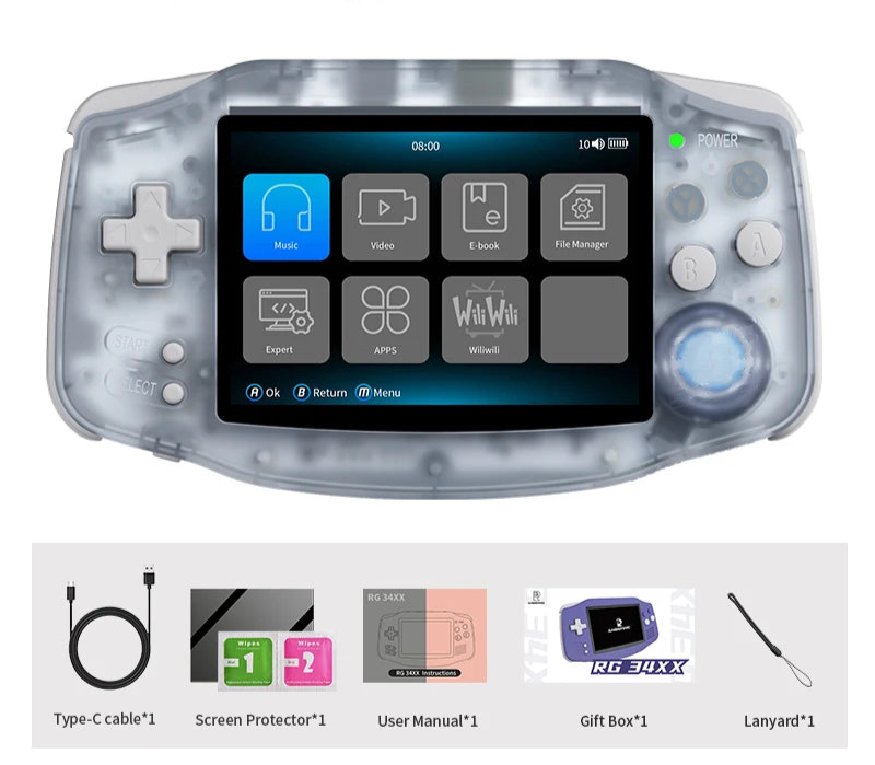 RG34XX Retro-Handheld-Spielekonsole – Nostalgie trifft auf moderne Technik