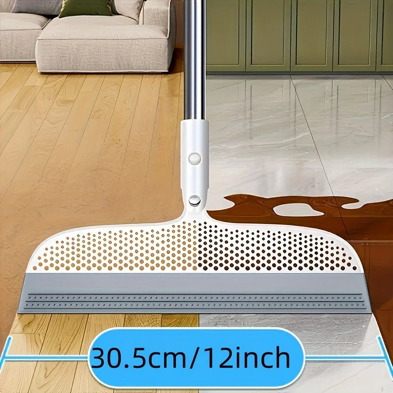 Magic Broom – Der smarte Besen mit abnehmbarem Kopf & doppelseitigem Silikon-Abzieher