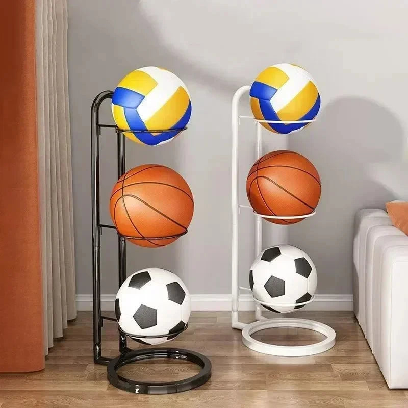 Basketball Aufbewahrungsregal aus Metall – Ordnung für alle Bälle im Haus