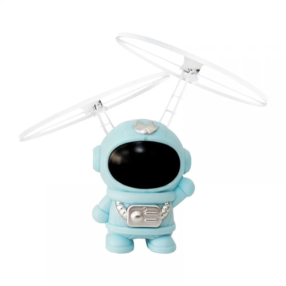 Mini Infrarot Induktions Fliegen Spielzeug – Astronaut Helikopter mit automatischem Flug für Kinder