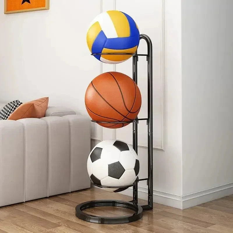 Basketball Aufbewahrungsregal aus Metall – Ordnung für alle Bälle im Haus