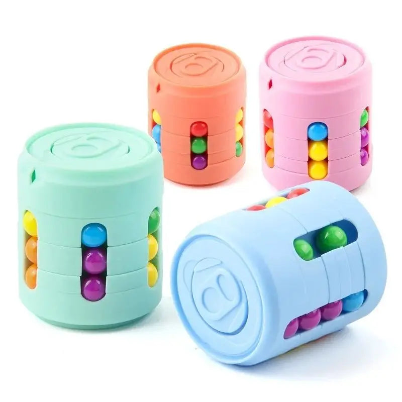 Mehrere Funktionen Fidget Spinner – Magische Bunte Bohnen | Stressabbau für Kinder & Erwachsene