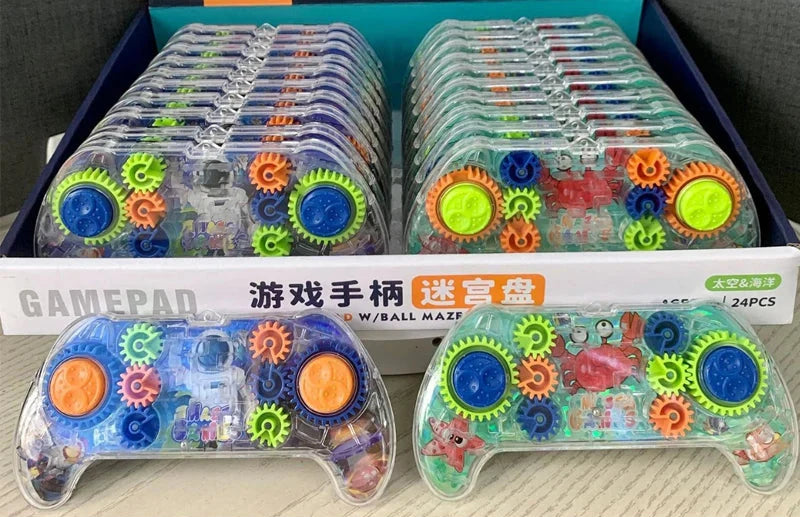 3D Kreatives Puzzle Labyrinth – Magischer Transparent-Würfel mit Rollball für Kinder | Stressabbau & Lernspaß in Einem