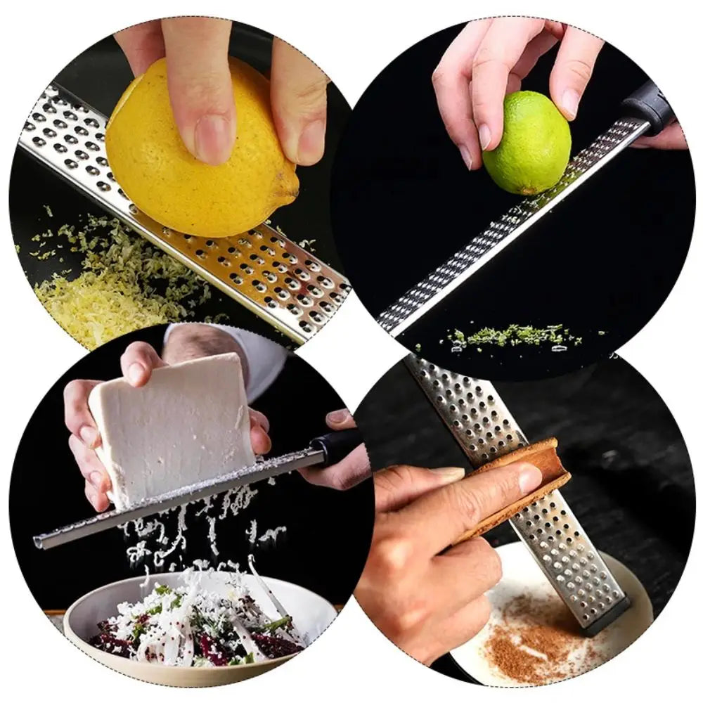 Hochwertige Edelstahl-Reibe mit scharfer Klinge – Perfekt für Käse, Zitrusfrüchte & Gemüse