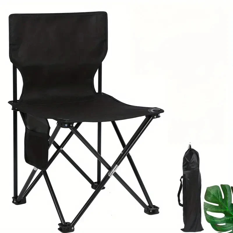 Outdoor Klappstuhl Camping Stuhl mit Seitentasche – Ihr perfekter Begleiter für Strand, Picknick & Camping
