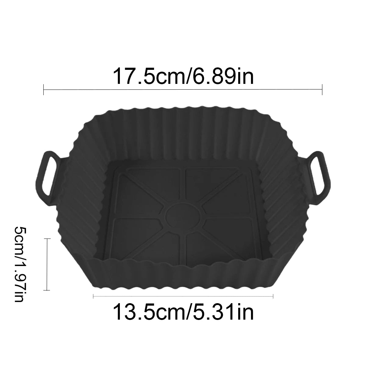 Air Fryer Silikonform – Wiederverwendbar, sicher & praktisch