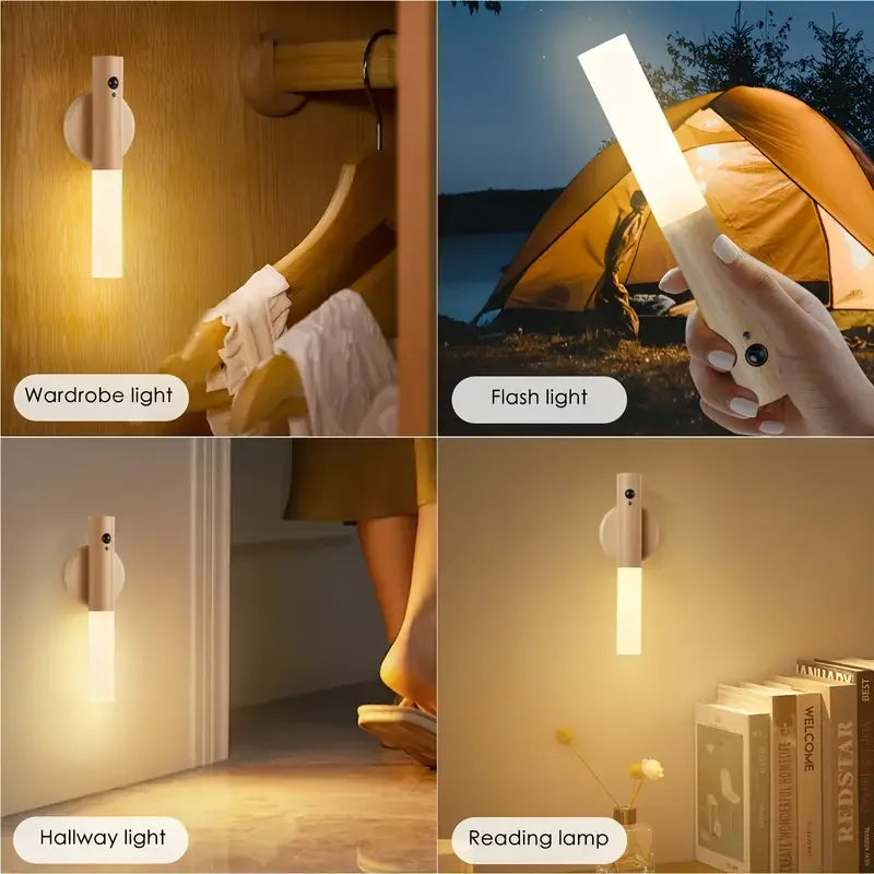 Smart Motion Sensor Nachtlicht LED – Wiederaufladbare, Magnetische Wandleuchte für Ihr Zuhause