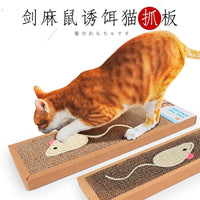 Katzen - Kratzpad aus Wellpappe – Krallenpflege & Spielspaß in einem - HomiZen