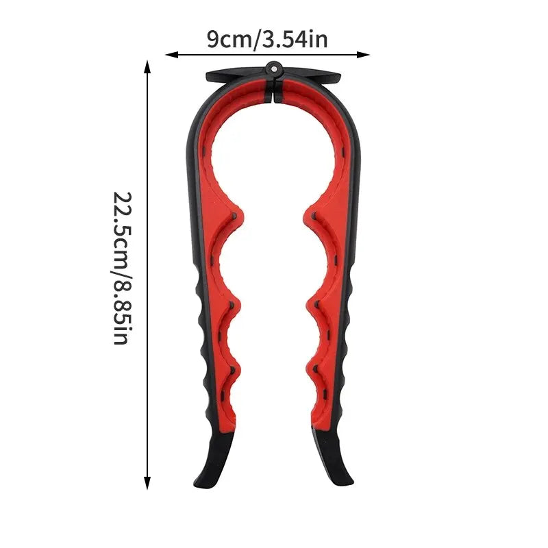 Multifunktionaler 4-in-1 Flaschen- & Dosenöffner aus Aluminium – Ergonomisch, Langlebig & Rutschfest