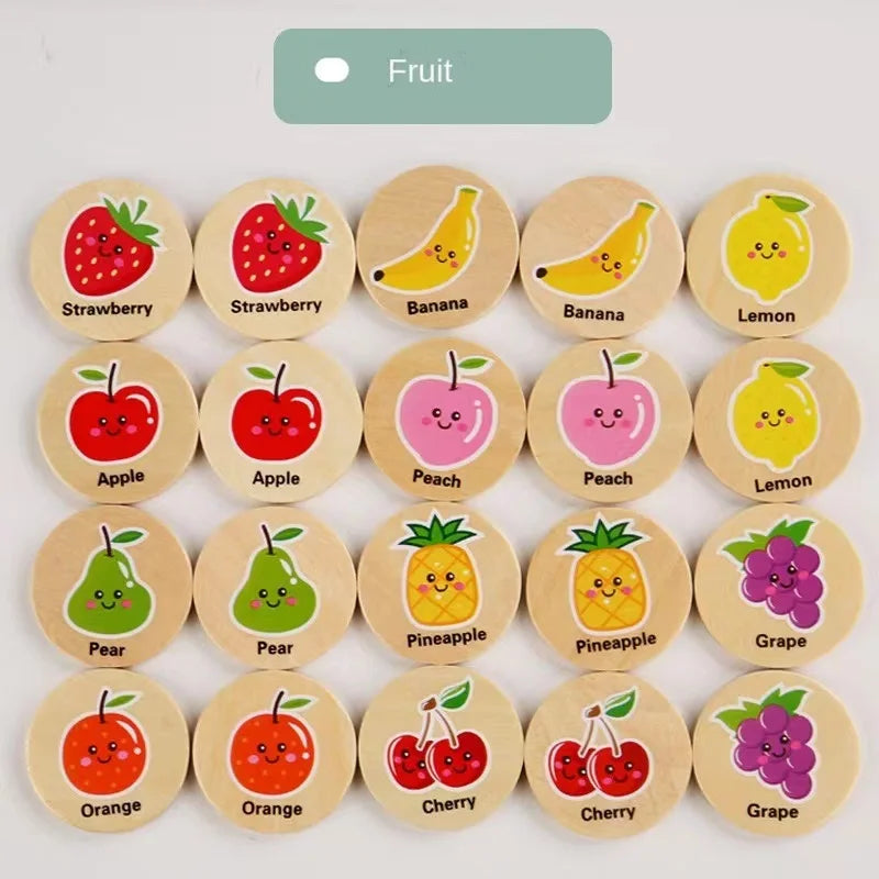 Montessori Holzpuzzle für Kinder – Lernspaß mit Tiermotiven