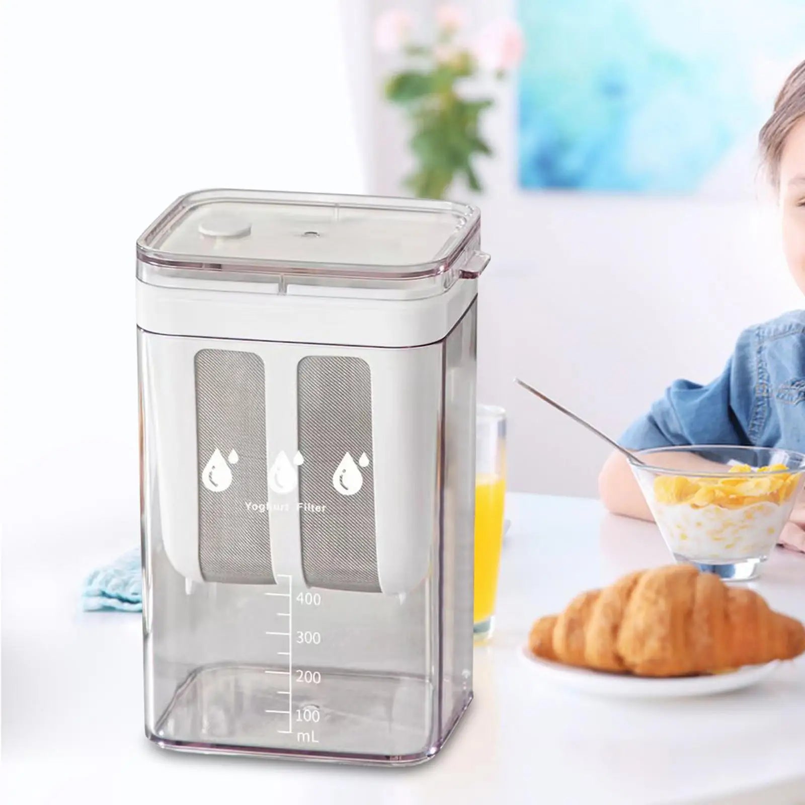 1100ml Käse- & Joghurt-Maker – Umweltfreundlicher Molke-Separator für hausgemachte Köstlichkeiten