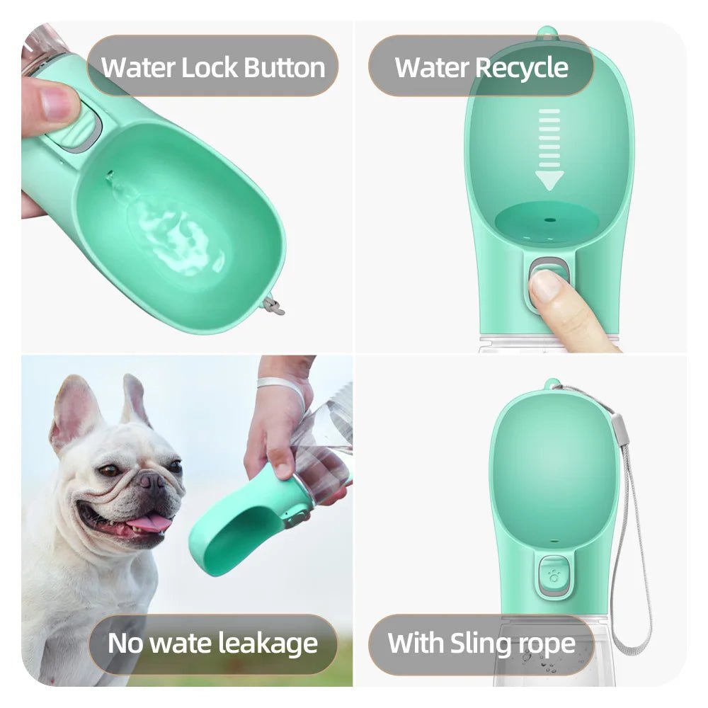 Tragbare Hundetrinkflasche – Frisches Wasser für unterwegs - HomiZen