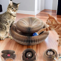 Multifunktionaler Kratzball für Katzen – Spielspaß, Krallenpflege & Rückzugsort - HomiZen