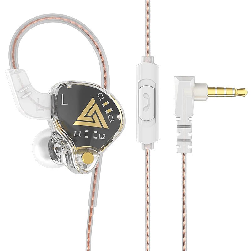 QKZ - AK6 In - Ear - Kopfhörer mit aktiver Geräuschunterdrückung und sattem Sound - HomiZen