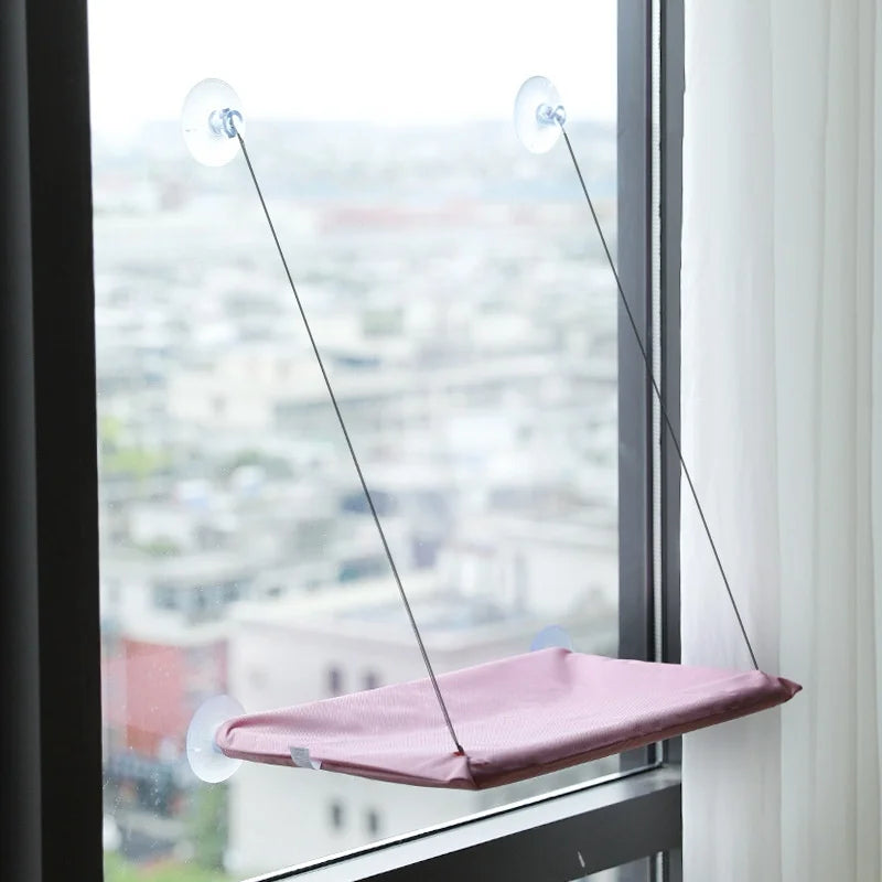 Fenster-Hängematte für Katzen – Komfortabler Sonnenplatz mit 20 kg Tragkraft