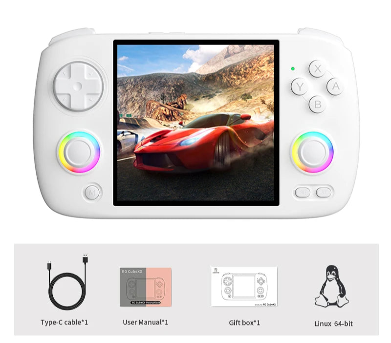 RG Cubexx Retro Handheld-Spielekonsole – Kompaktes Retro-Gaming mit modernem IPS-Display