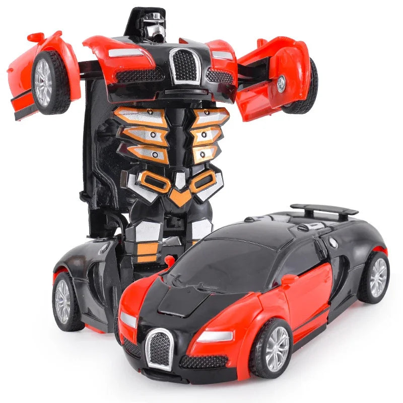 Transformierendes Spielzeugauto mit automatischer Kollisionsverformung – Interaktiver Spaß für Kinder