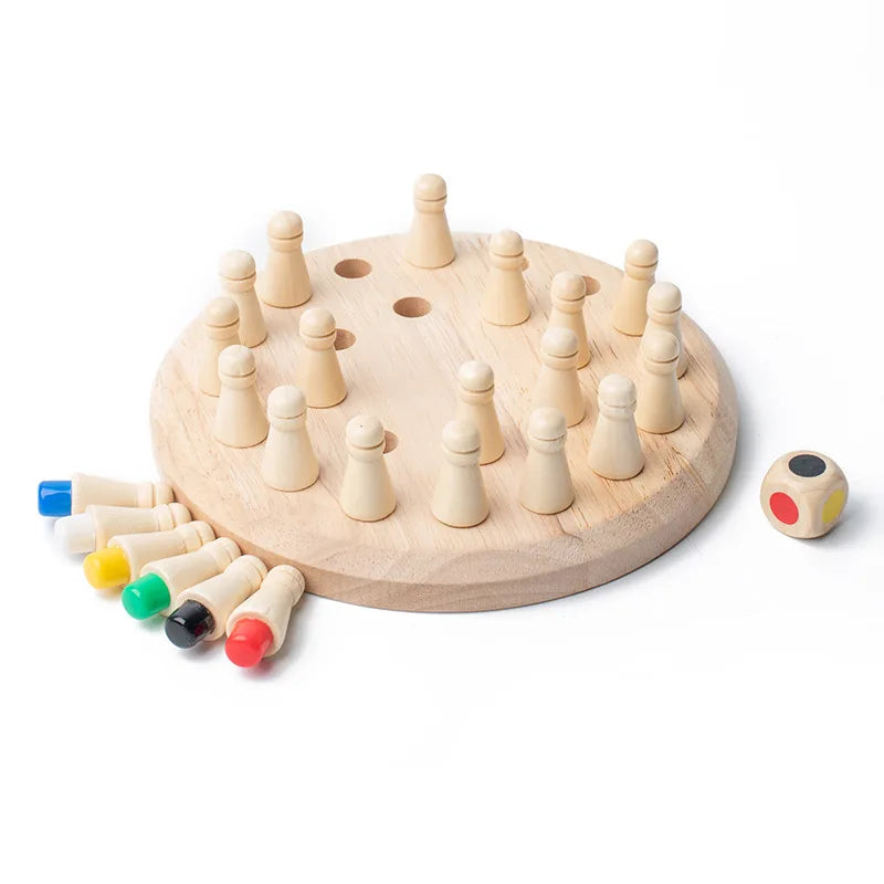 Montessori Memory Spiel aus Holz – Spaß, Lernen & Familienzeit vereint