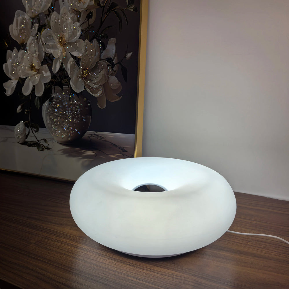 Donut Tischlampe mit USB-Stecker – Stilvolles Ambientelicht für Schlafzimmer, Wohnzimmer & Esszimmer