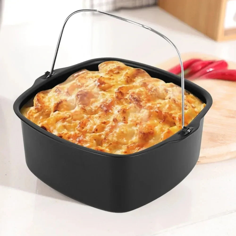 Air Fryer Antihaft-Kuchen Backblech Korb – Perfekte Kuchen in Ihrer Heißluftfritteuse