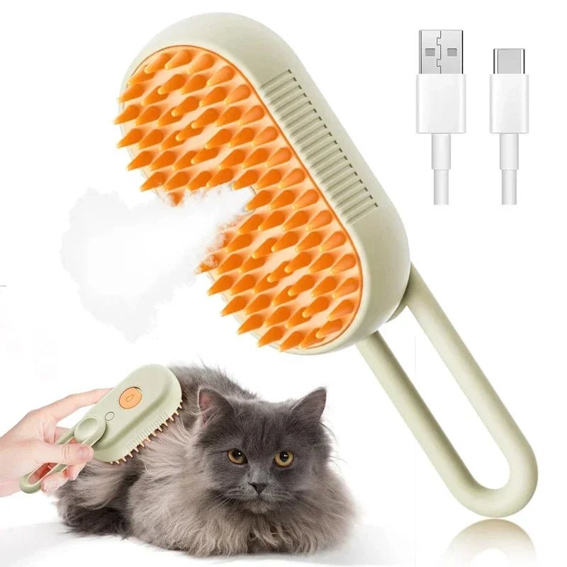 Premium 3 - in - 1 Haustierbürste – Entwirrt, massiert & entfernt lose Haare mühelos - HomiZen