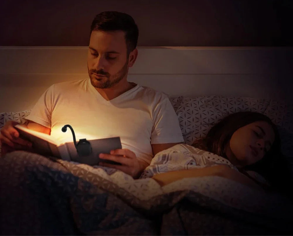 3-farbiges Mini-LED-Buchlicht – Flexibel, augenschonend & überall einsetzbar