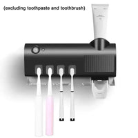Wand - Tassenhalter mit UV & Zahnpastaspender – smart & hygienisch - HomiZen
