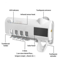 Wand - Tassenhalter mit UV & Zahnpastaspender – smart & hygienisch - HomiZen