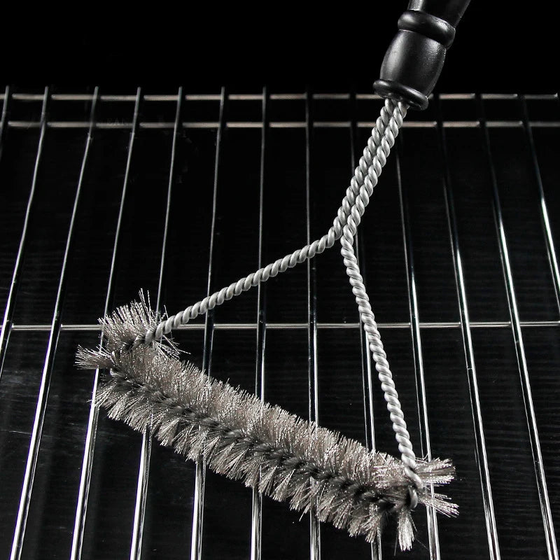 Grill Reinigungsbürste aus Edelstahl – Antihaft, hitzebeständig & mühelos sauber