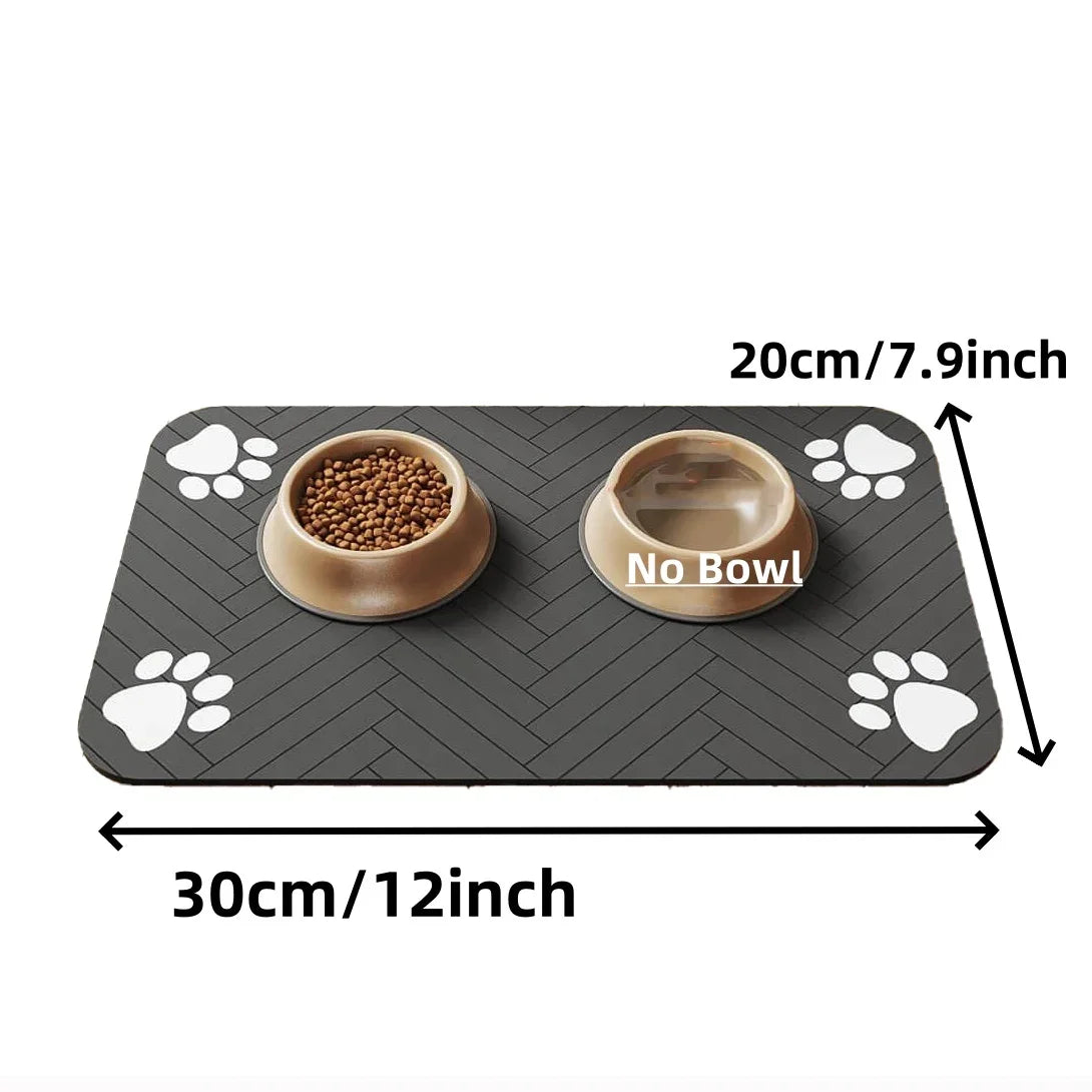 Pet Feeding Mat – Rutschfest, Wasserdicht & Supersaugfähig – Sauberkeit für jeden Fressplatz