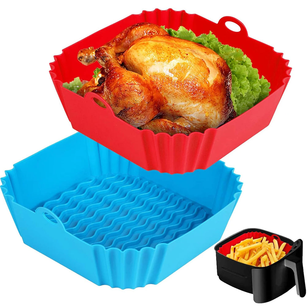Air Fryer Silikonform – Wiederverwendbar, sicher & praktisch