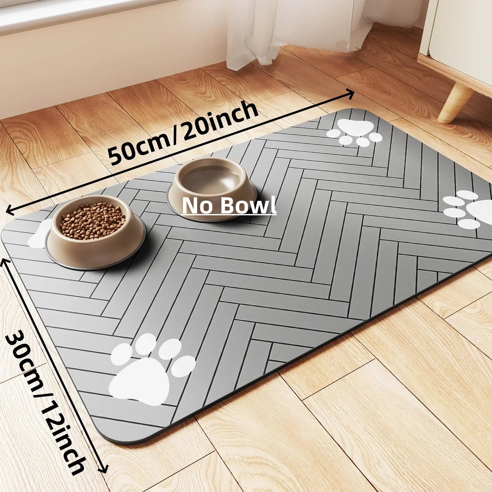 Pet Feeding Mat – Rutschfest, Wasserdicht & Supersaugfähig – Sauberkeit für jeden Fressplatz