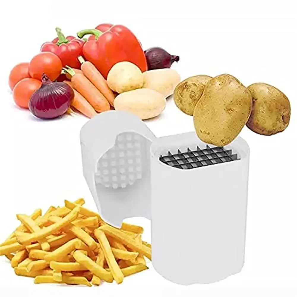 Kartoffelschneider aus Edelstahl – Schnelles & Sicheres Schneiden von Gemüse & Pommes