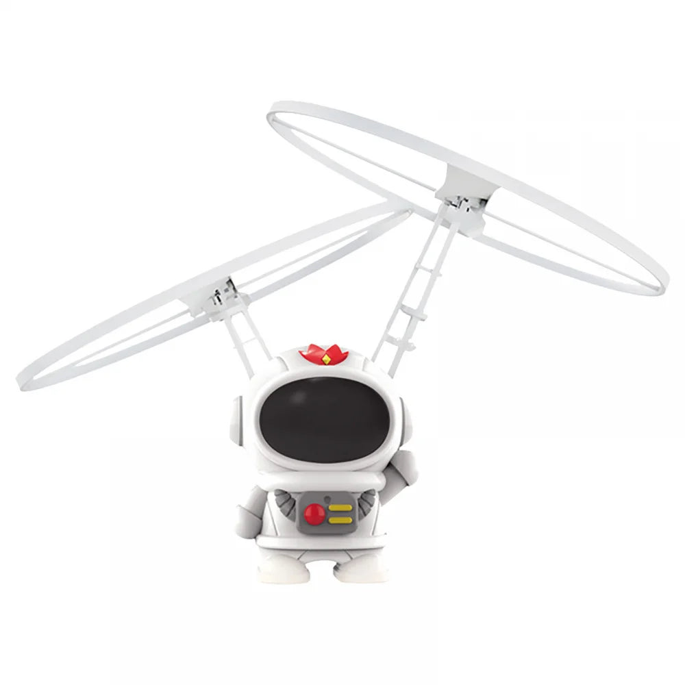 Mini Infrarot Induktions Fliegen Spielzeug – Astronaut Helikopter mit automatischem Flug für Kinder