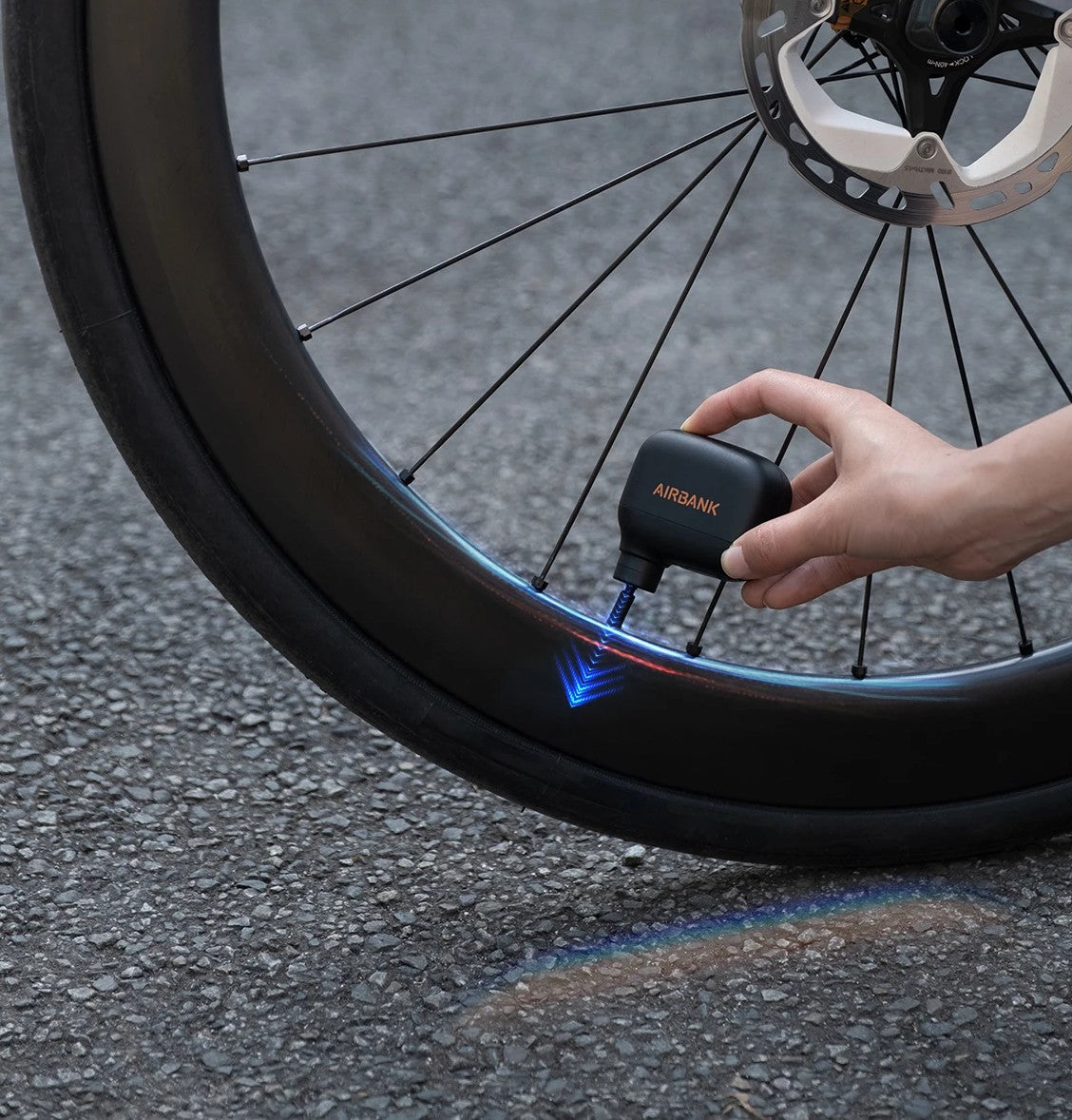 Mini Tragbare Elektrische Luftpumpe für Fahrradreifen mit Presta & Schrader Ventil | Schnellladung & Kompaktdesign
