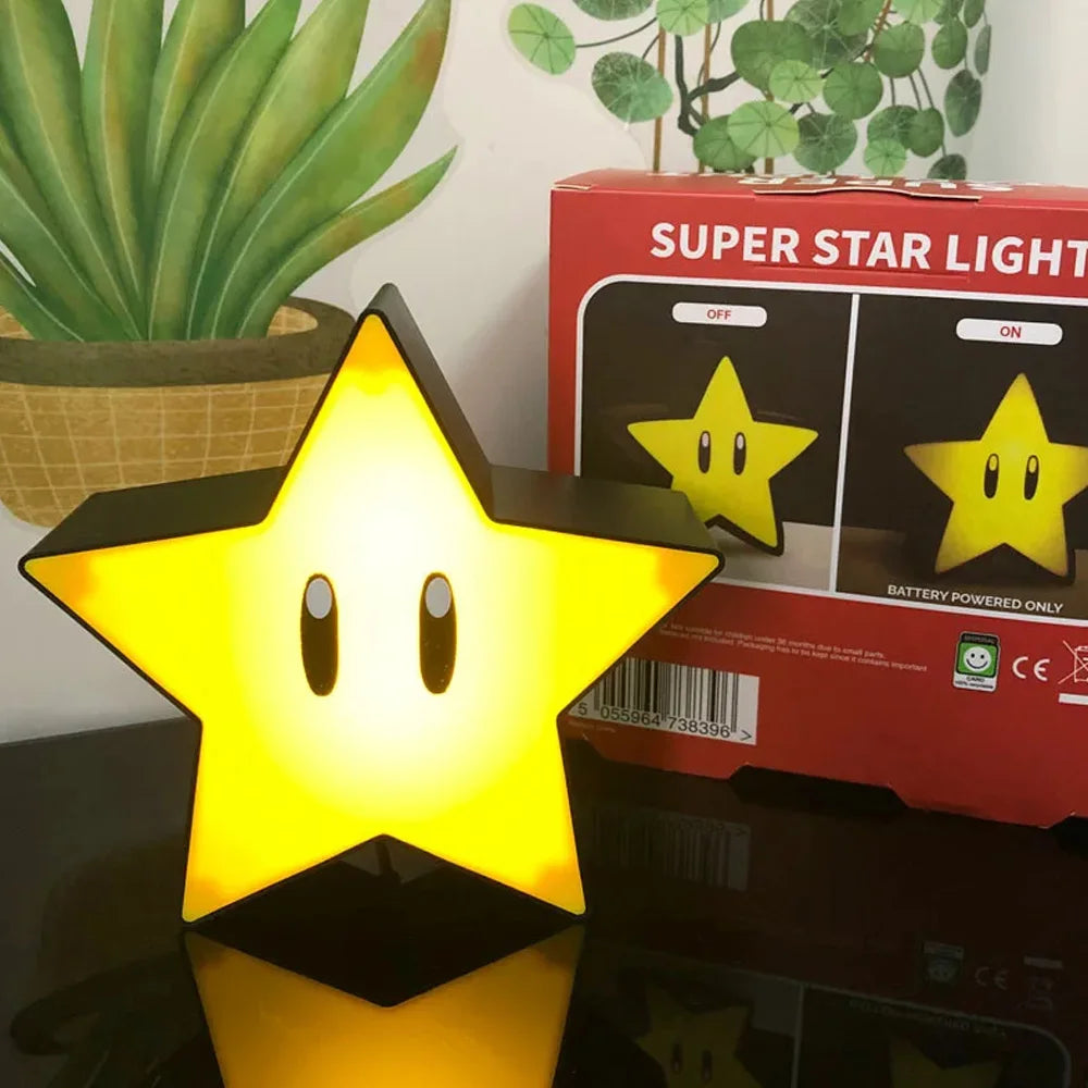 Super Star Lichtfigur mit Musik & 3D-Effekt – USB-Nachtlicht für echte Stimmungsmomente