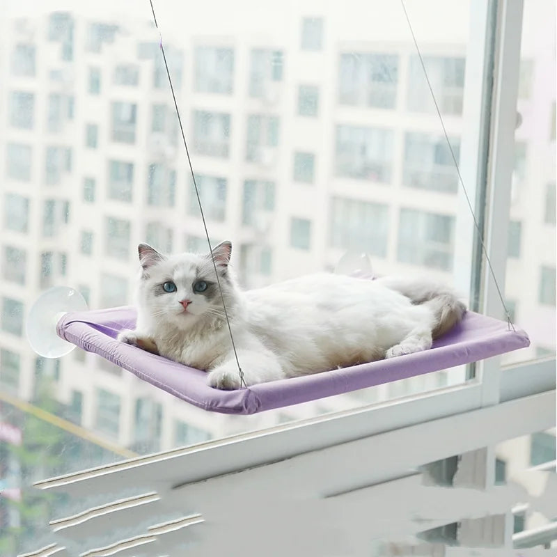 Fenster-Hängematte für Katzen – Komfortabler Sonnenplatz mit 20 kg Tragkraft