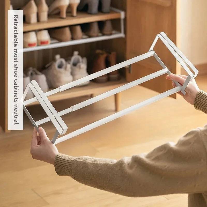Verstellbares Schuhregal – Platzsparender Organizer für jeden Schuhschrank