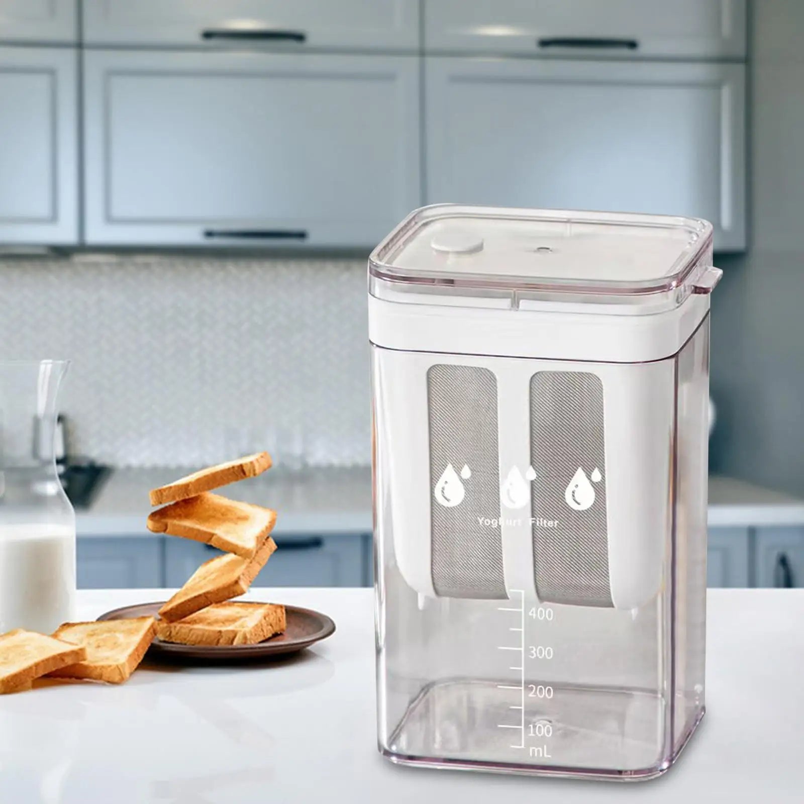 1100ml Käse- & Joghurt-Maker – Umweltfreundlicher Molke-Separator für hausgemachte Köstlichkeiten