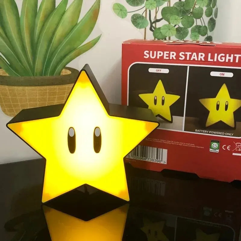 Super Star Lichtfigur mit Musik & 3D-Effekt – USB-Nachtlicht für echte Stimmungsmomente