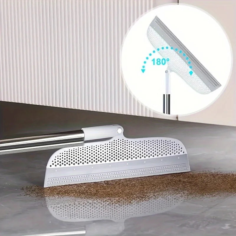 Magic Broom – Der smarte Besen mit abnehmbarem Kopf & doppelseitigem Silikon-Abzieher