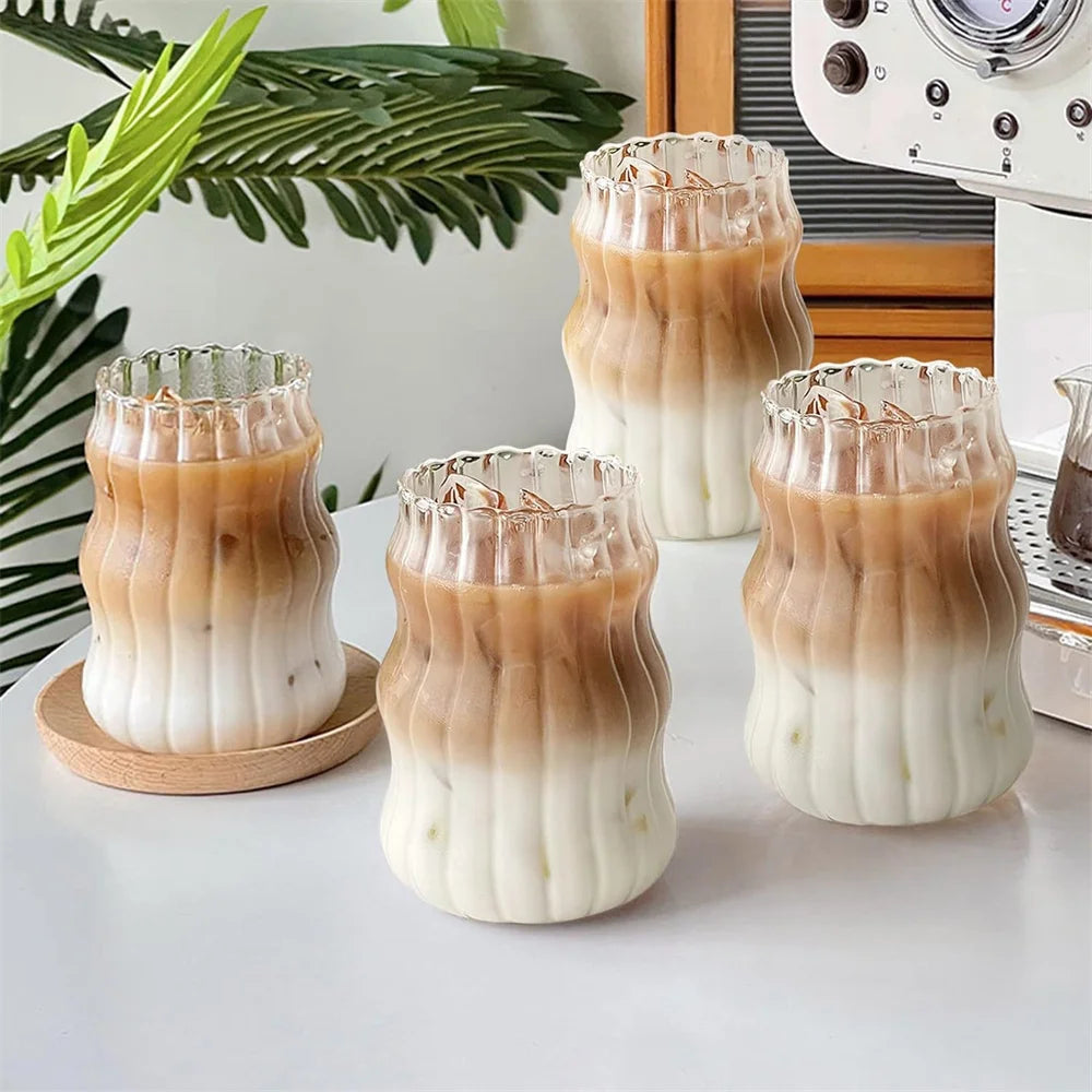 Glasbecher 530 ml hitzebeständig – Elegantes Trinkglas für Tee, Saft, Milch & Kaffee