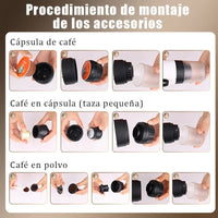 Tragbare 3 - in - 1 Espressomaschine – Frischer Kaffee überall - HomiZen