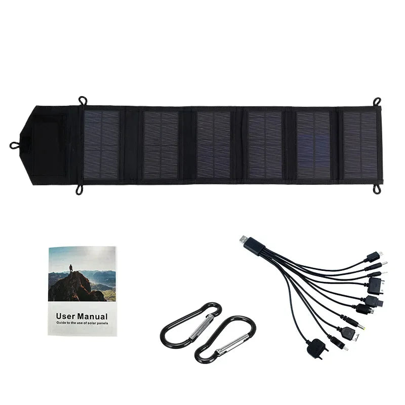 6-fach 800W Faltbares Solarpanel – Ihre mobile Stromquelle für unterwegs