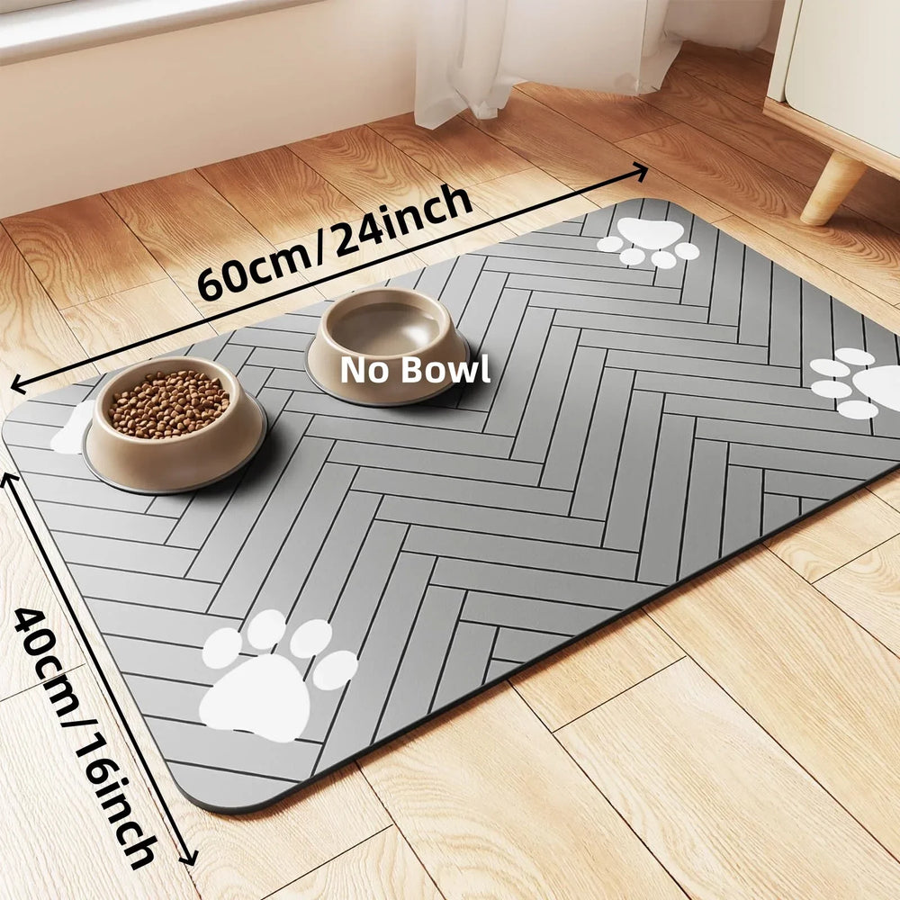 Pet Feeding Mat – Rutschfest, Wasserdicht & Supersaugfähig – Sauberkeit für jeden Fressplatz